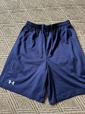 Under Armour Men's Navy Athletic Drawstring Shorts
